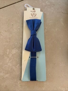 Class Club Royal Blue Kids Bow Tie